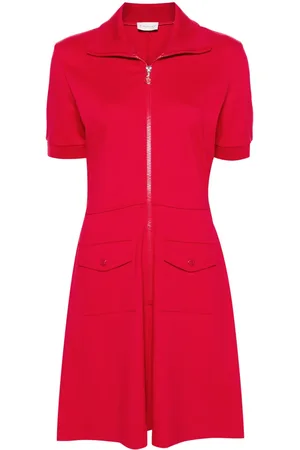 Moncler Logo-appliqué mini dress