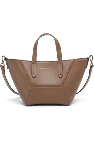 Brunello Cucinelli Mini BC Duo leather tote bag