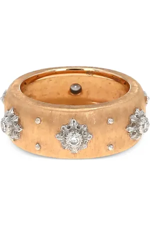 Buccellati 18K gold Macri diamond ring