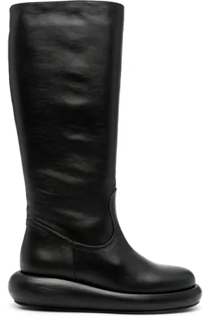 Paloma Barceló Panelled leather knee-high boots