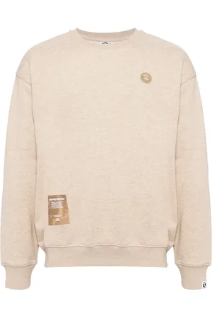 A Bathing Ape Logo-patch crew-neck sweatshirt