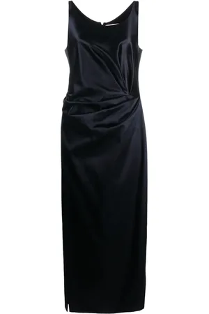 Fendi Gathered silk dress