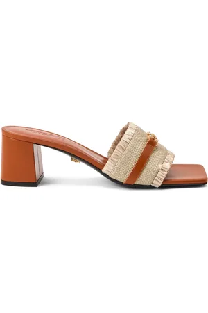 VERSACE Medusa 55mm woven sandals