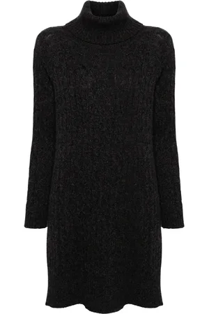 N.PEAL Cable-knit dress