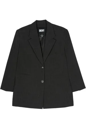 DKNY Mélange twill blazer