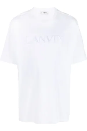 Lanvin Logo-appliqué cotton T-shirt