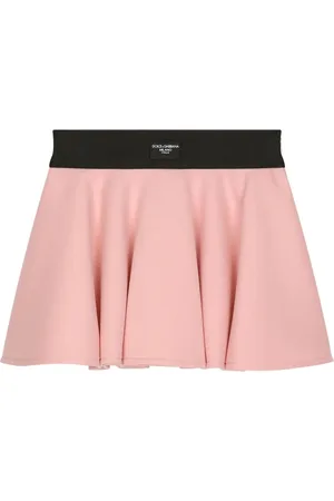Dolce & Gabbana Logo-appliqué A-line miniskirt