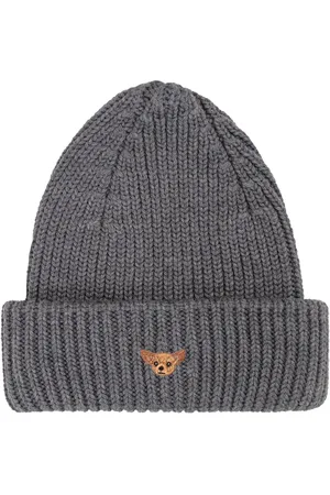PELO FOUNDATION Dog-appliqué beanie