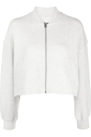 Izzue Appliquéd zip-up sweatshirt