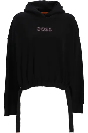 HUGO BOSS Logo-appliqué hoodie