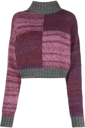 Destree Damien mélange-effect knitted jumper