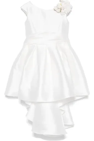 MONNALISA Floral-appliqué dress