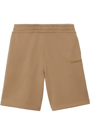 Burberry Logo-appliqué cotton shorts