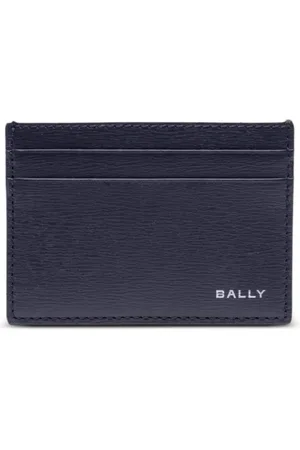 Bally Logo-stamp leather cardholder