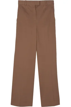 Circolo Piqué-weave straight trousers