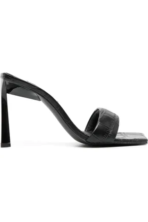 SENSO 95mm Floss crocodile-embossed sandals