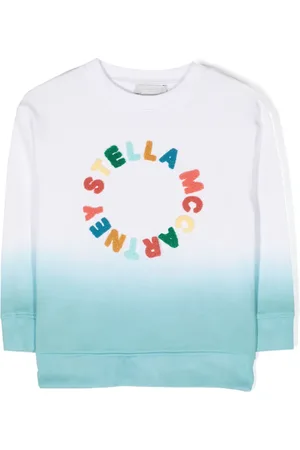 Stella McCartney Logo-patch ombré sweatshirt
