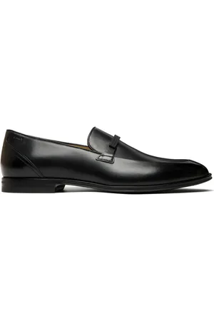 Bally Almond-toe leather loafers
