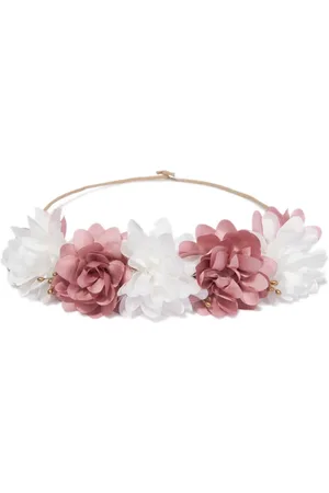PAZ RODRIGUEZ Floral-appliqué head band