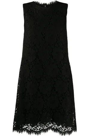 Dolce & Gabbana Lace-overlay sleeveless minidress