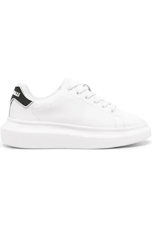 Roberto Cavalli Embossed-logo sneakers