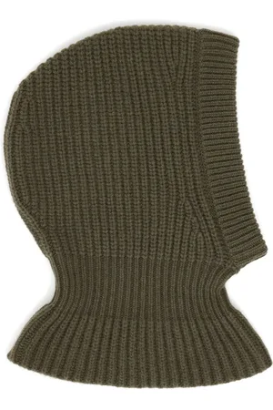 LEMAIRE Ribbed-knit lambs wool balaclava