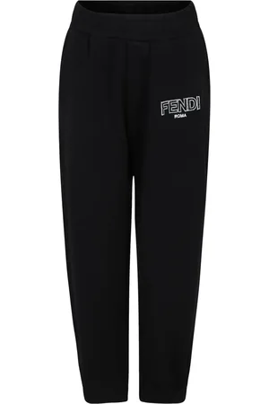 Fendi Logo-print cotton track pants