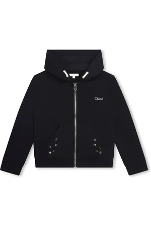 Chloé Eyelet-embellished cotton hoodie