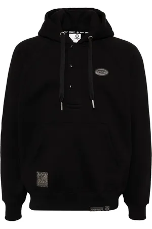 A Bathing Ape Logo-patch hoodie