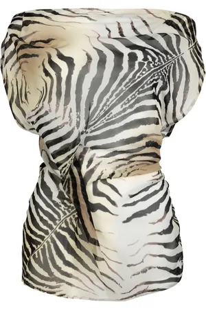 Paris Georgia Zebra-print top