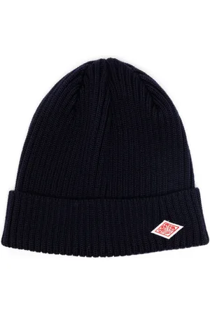 DANTON Logo-appliqué wool beanie