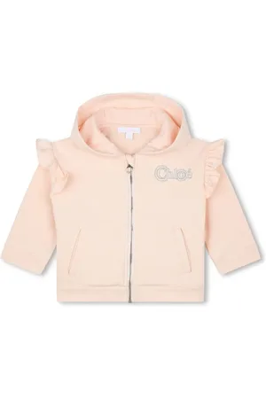 Chloé Logo-embroidered hooded jacket