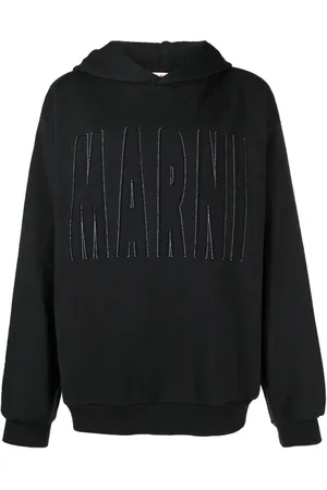 Marni Appliqué logo long-sleeve hoodie