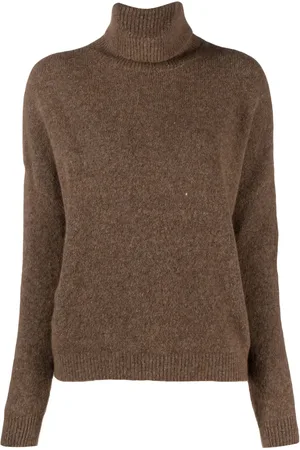 TRANSIT Mélange-effect roll-neck jumper