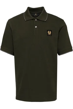 Belstaff Logo-appliqué cotton polo shirt