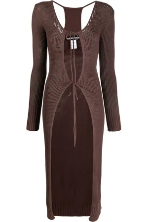 ANDREADAMO Cut-out-effect cardi-coat