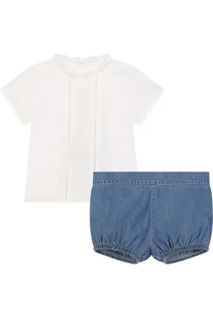 Chloé Ruffle-detail short set