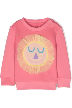 Stella McCartney Appliqué-detail cotton sweatshirt