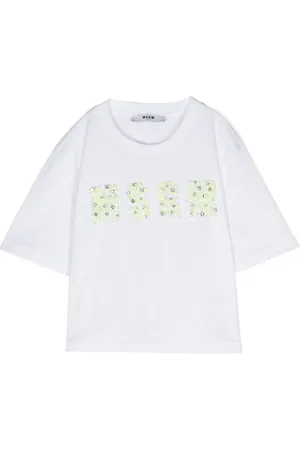 Msgm Logo-appliqu?? cotton T-shirt