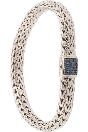 John Hardy Classic Chain 7.5mm sapphire pavé bracelet