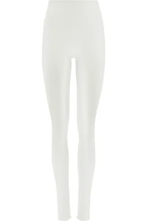 Salvatore Ferragamo Zip-detail knitted leggings