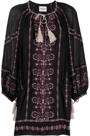 Marant Etoile Parsley embroidered dress