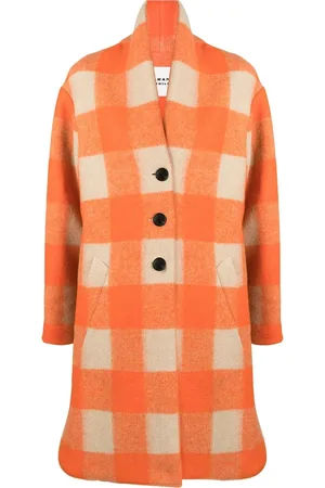 Marant Etoile Gabriel checked coat