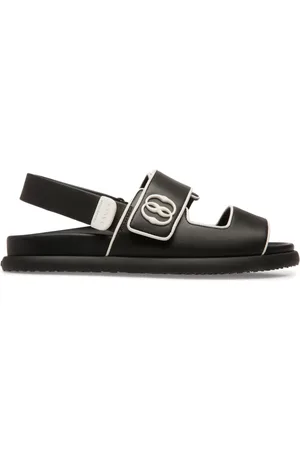 Bally Piped-trim leather sandals