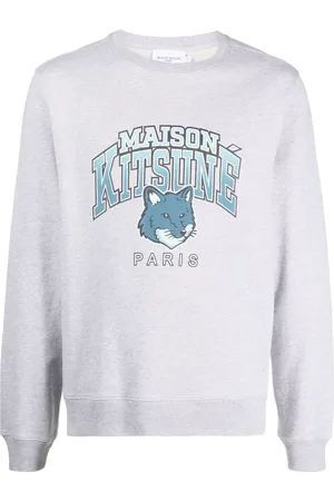 Maison Kitsuné Logo-print cotton sweatshirt