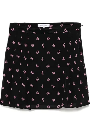 Maison Kitsuné Pleated mini skirt