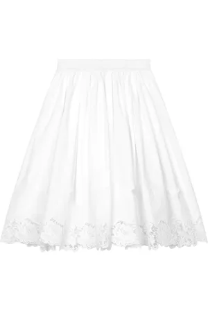 Dolce & Gabbana Macramé-detailing cotton skirt