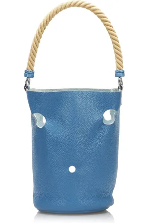 Hermès 2005 Clemence Mangeoire PM bucket bag