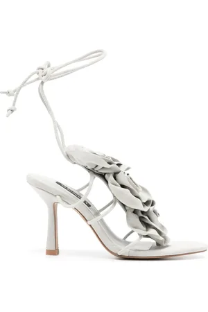 SENSO Karli 90mm floral-appliqué sandals