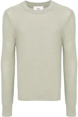 Ami Crew-neck bouclé jumper